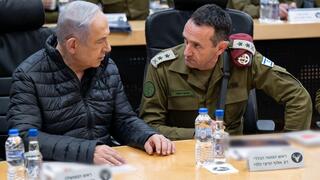 ראש הממשלה בנימין נתניהו, שר הביטחון יואב גלנט והרמטכ"ל רב-אלוף הרצי הלוי בהערכת מצב בצפון