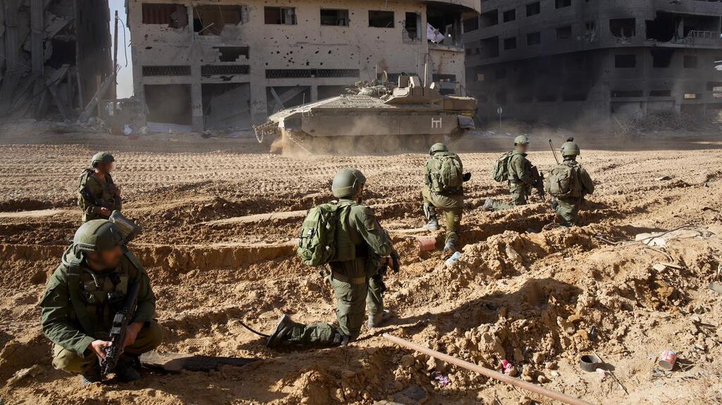 IDF forces operate in the Gaza Strip (Photo: IDF Spokesperson's Unit) פעילות כוחות צה"ל ברצועת עזה
