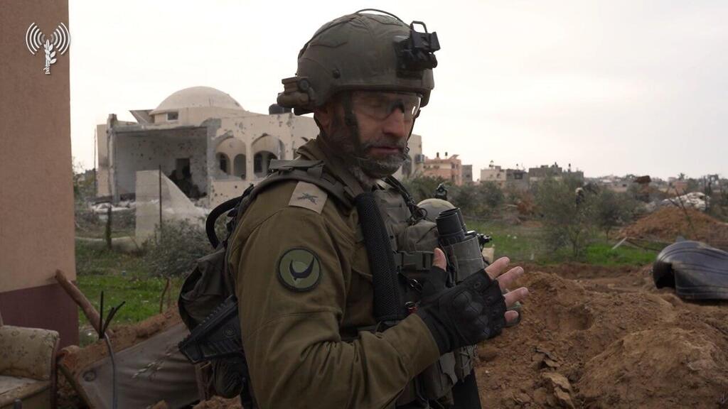 תא"ל גולדפוס (צילום: דובר צה"ל) תיעוד מפעילות כוחות אוגדה 98 וסיור מבצעי שערך מפקד האוגדה תת אלוף דן גולדפוס