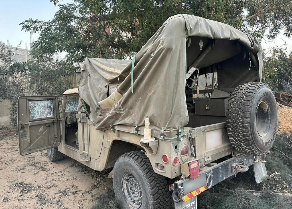 ההאמר הגנוב, לאחר שאותר האמל"ח שמצאו לוחמי השריון ברצועת עזה