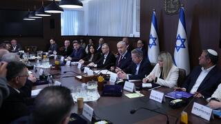 ראש הממשלה בנימין נתניהו בישיבת הממשלה בירושלים