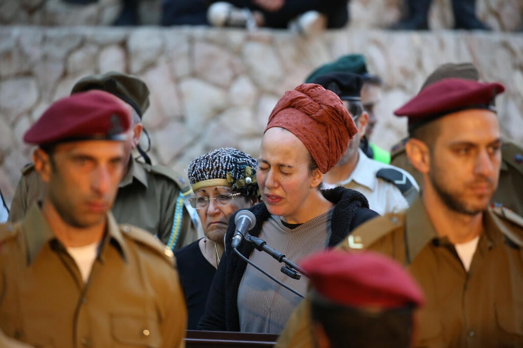 Sergeant Major (res.) Gideon Ilani's funeral (Photo: Amit Shabi) הלוויתו של גדעון אילני