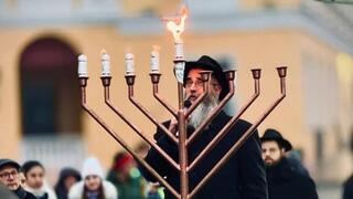 הדלקת נרות באירוע באודסה