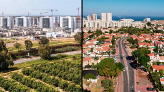 נתיבות (משמאל) ואשקלון. במקום השני והשלישי בהגירה חיובית