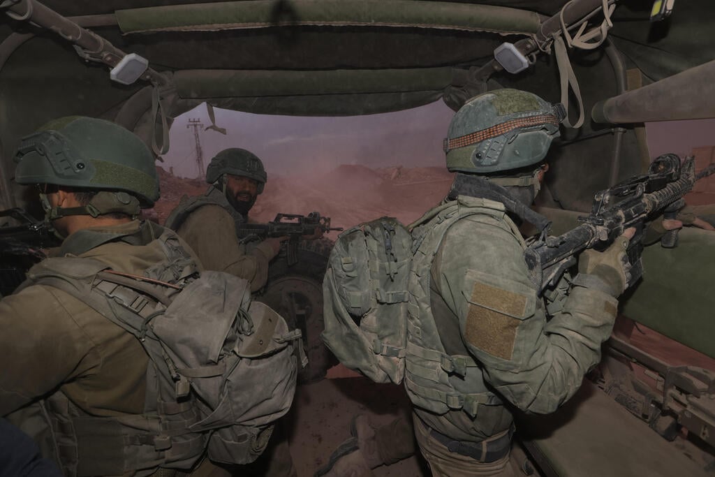 Harel division operation in Jenin (Photo: Gadi Kabalo) פעילות הלחימה בטרור של חטיבת הראל בבית חנון בג'נין