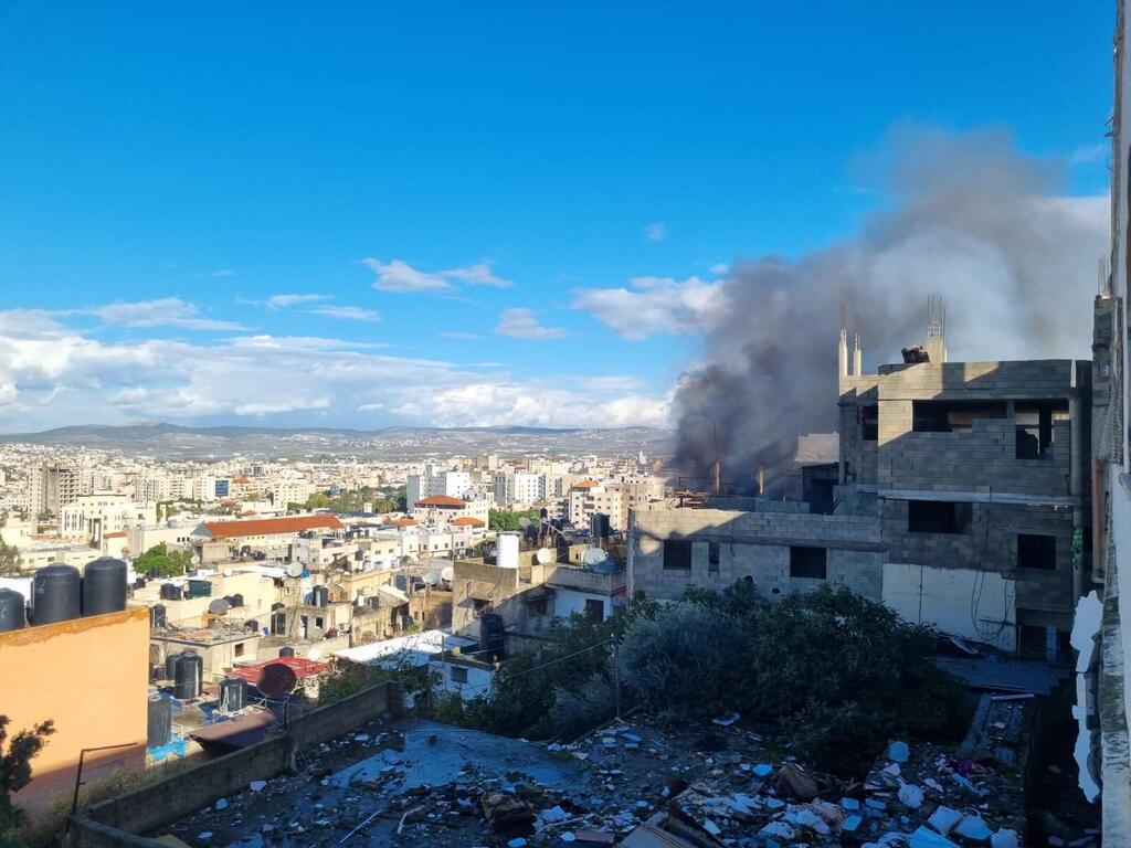 IDF operational activity in Jenin to uncover terror infrastructure פעילות הלחימה בטרור של חטיבת הראל בבית חנון בג'נין