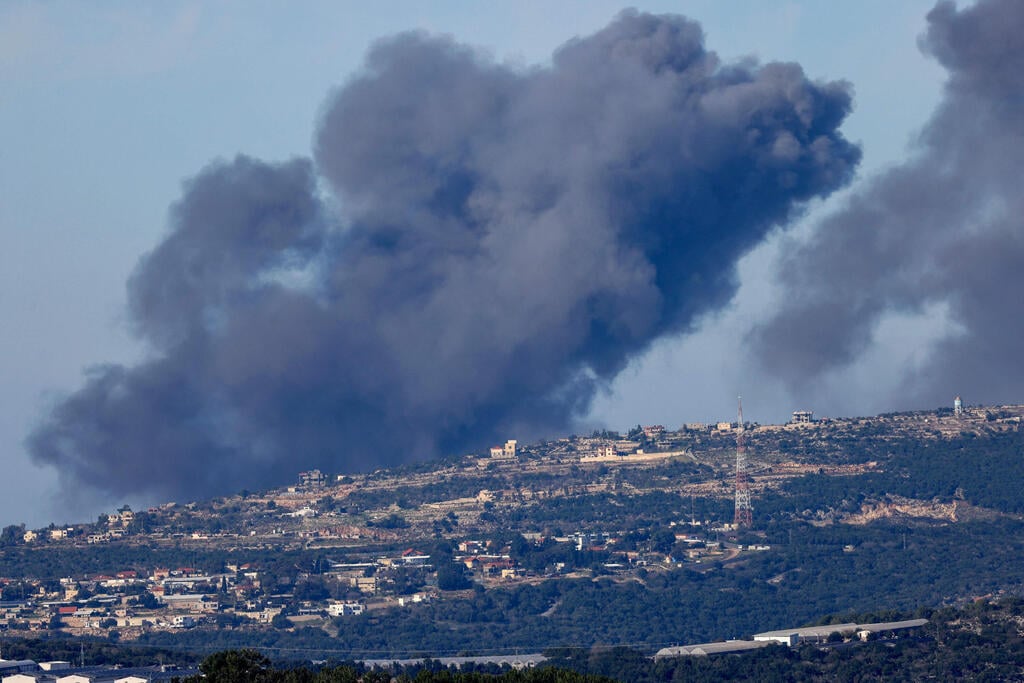 תקיפות צה"ל בלבנון (צילום: jalaa marey / AFP) תקיפות צה"ל בלבנון