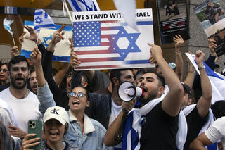 הפגנה בעד ישראל בארה