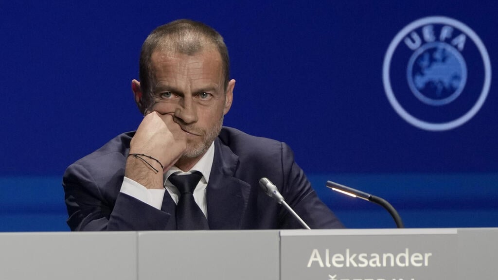 UEFA President Aleksander Ceferin (Photo: AP Photo/Armando Franca) נשיא אופ"א אלכסנדר צ'פרין