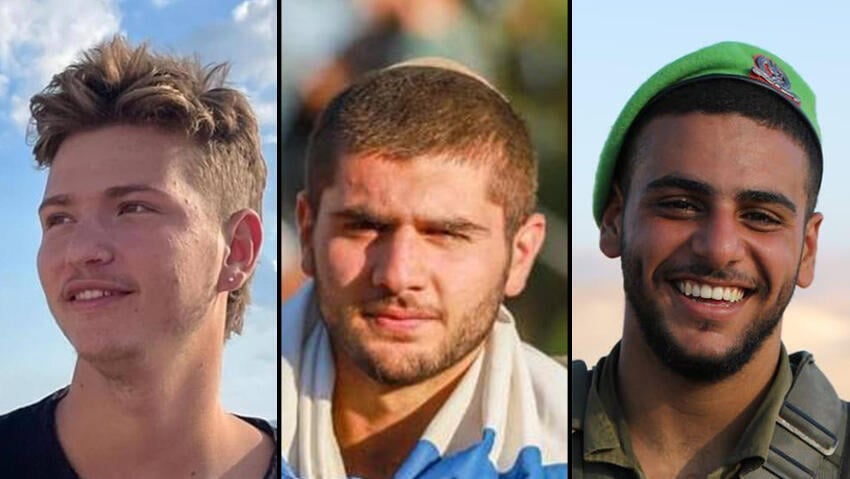 Sgt. Lavi Ghasi, 19; Lt. Yaacov Elian, 20; and Lt. Omri Shwartz, 21 were killed in battles in northern Gaza סמל לביא גיהסי, סגן יעקב איליאן וסגן עומרי שורץ נפלו בקרבות בצפון רצועת עזה