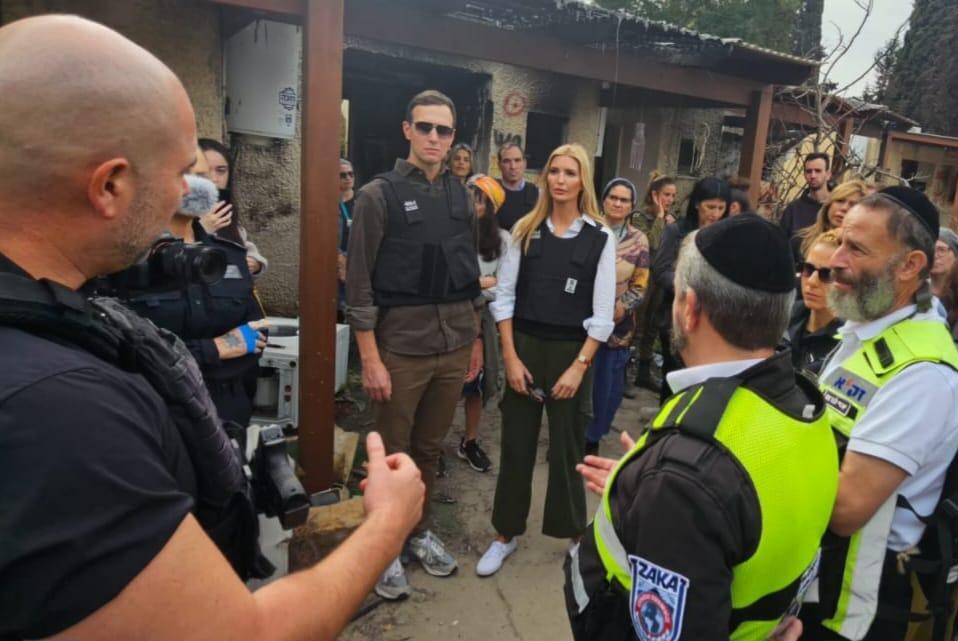 חשוב להסברה הישראלית (צילום: זק"א) איוונקה טראמפ ג'ארד קושנר