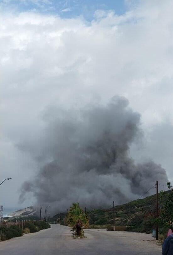 IDF strikes in a-Naquora, Lebanon תקיפה בא-נאקורה בלבנון