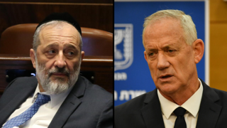 אריה דרעי ו בני גנץ 