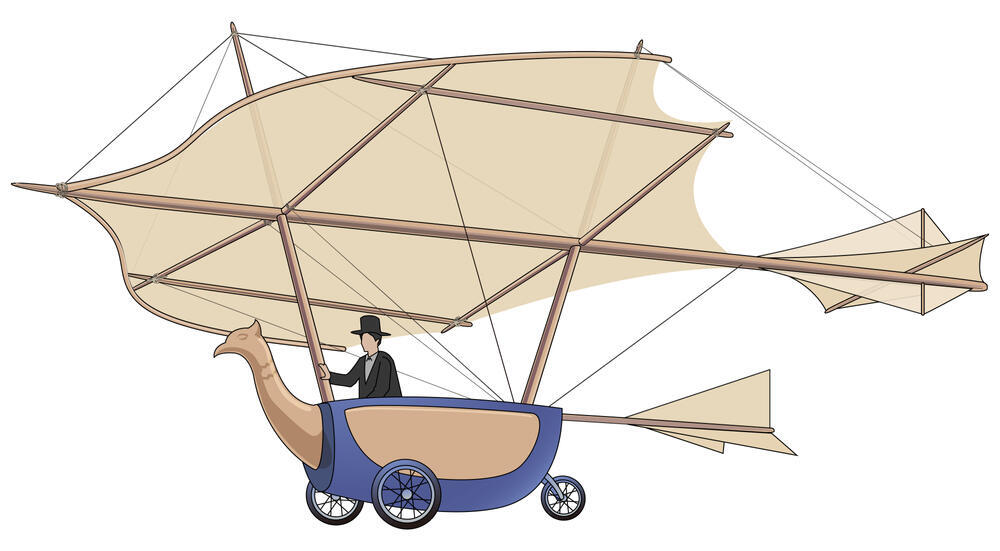 אחת ההמצאות של ג'ורג' קייילי (איור: shutterstock) אחת ההמצאות של ג'ורג' קייילי