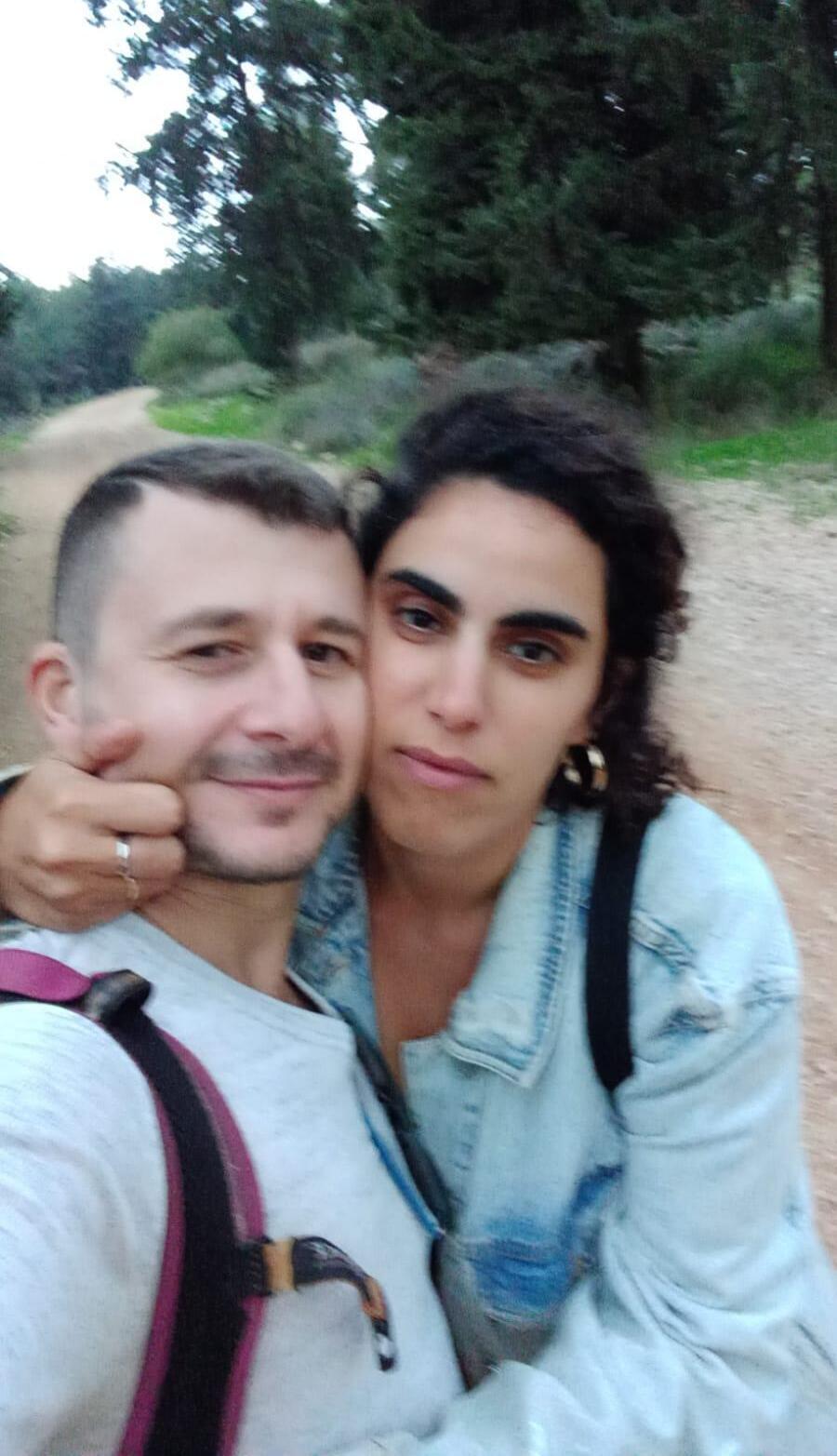 מישה חמלניצקי ורותם ז'ורנו. התאהבות מדייט ראשון (צילום: אלבום פרטי) מישה חמלניצקי ורותם ז'ורנו