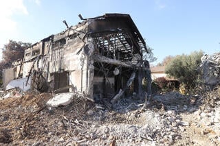 בית הרוס בקיבוץ בארי