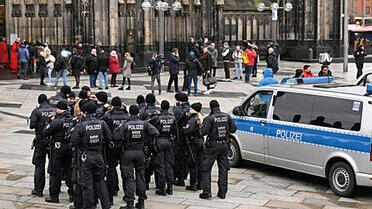 כוחות ביטחון ברחובות גרמניה | צילום: AP yk13738311