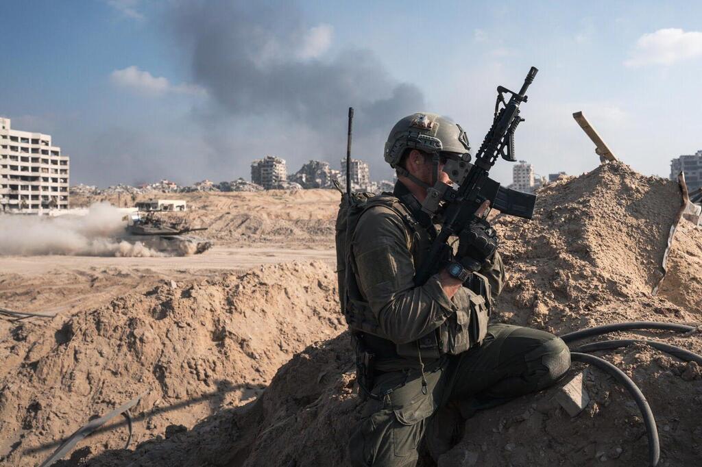 IDF fighter in Khan Younis