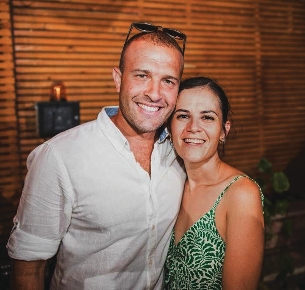 "התפקיד הוא של שנינו, זה לא עובד אחרת". טל וסא"ל זיו בואניש (צילום: באדיבות המצולמים) yk13740307