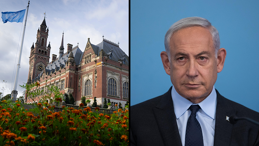 ישראל תופיע בהאג. "נהדוף את התביעה האבסורדית" (צילום: AP /Peter Dejong, אלכס קולומויסקי) בית הדין לצדק בהאג
