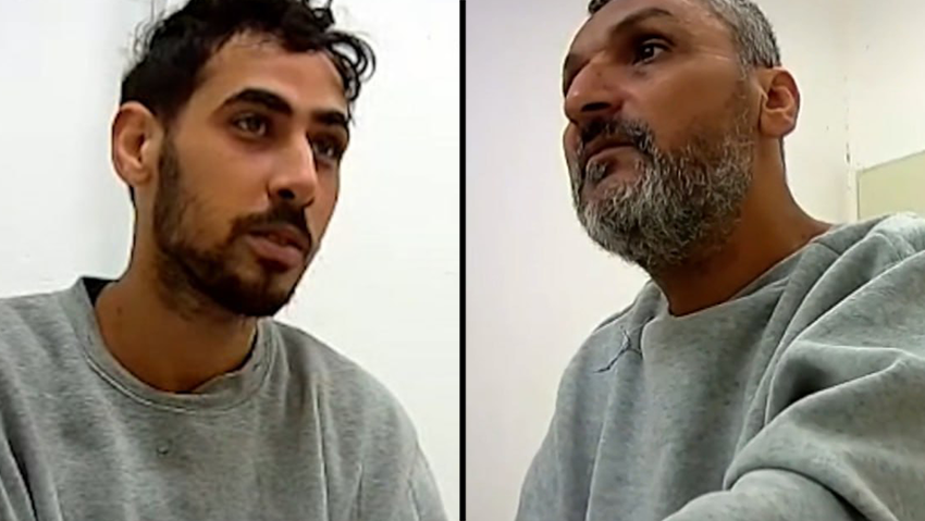 The prisoners who spoke to IDF interrogators (Photo: IDF Spokesperson's Unit) הפעילים שהעידו על התנהלות חמאס