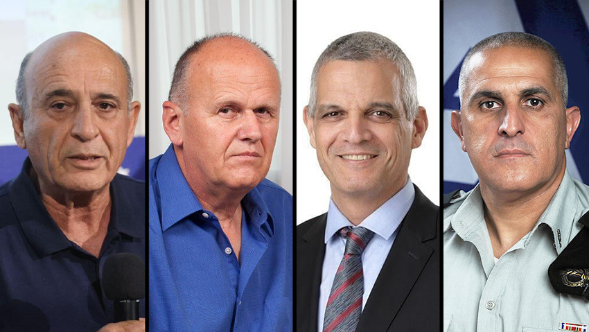 3 אלופים ורמטכ"ל בצוות הבדיקה: שלמה (סמי) תורג'מן, יואב הר אבן, אהרון זאבי פרקש ושאול מופז (צילום: דובר צה"ל, רפאל, טל שחר, מוטי קמחי) שלמה (סמי) תורג'מן, יואב הר אבן, אהרון זאבי פרקש, שאול מופז