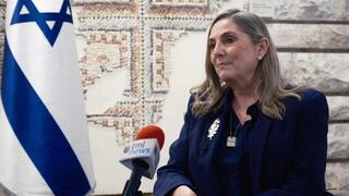 Israeli first lady Michal Herzog, at the President's Residence in Jerusalem, Jan. 2, 2024 