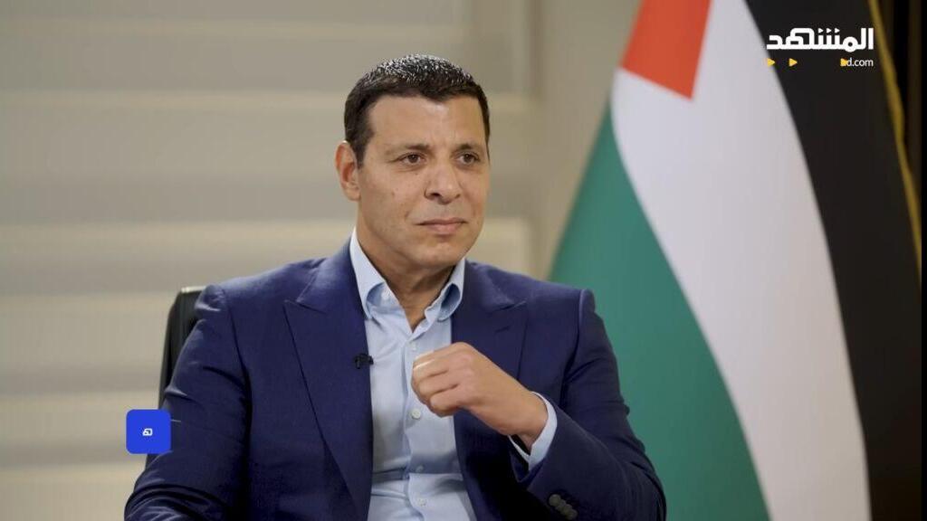 מוחמד דחלאן, שנחשב ל"אדריכל" היוזמה מוחמד דחלאן בראיון לערוץ האימראתי אל-משהד