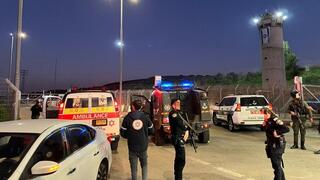זירת ניסיון פיגוע הדריסה במחסום גבעת זאב