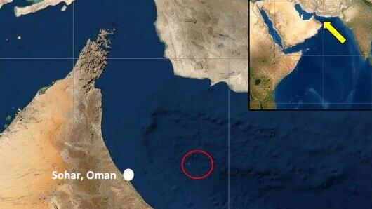 התקרית במפרץ עומאן, בה אנשים עם מדי צבא השתלטו על מכלית נפט