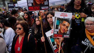 מחאה בתל אביב למען שחרור חטופים ברצועת עזה