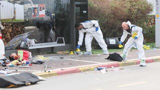 זירת הפיגוע ברעננה זירת הפיגוע ברעננה