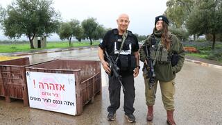נועה שחרי ועפר סיון מכיתת הכוננות של מעיין ברוך