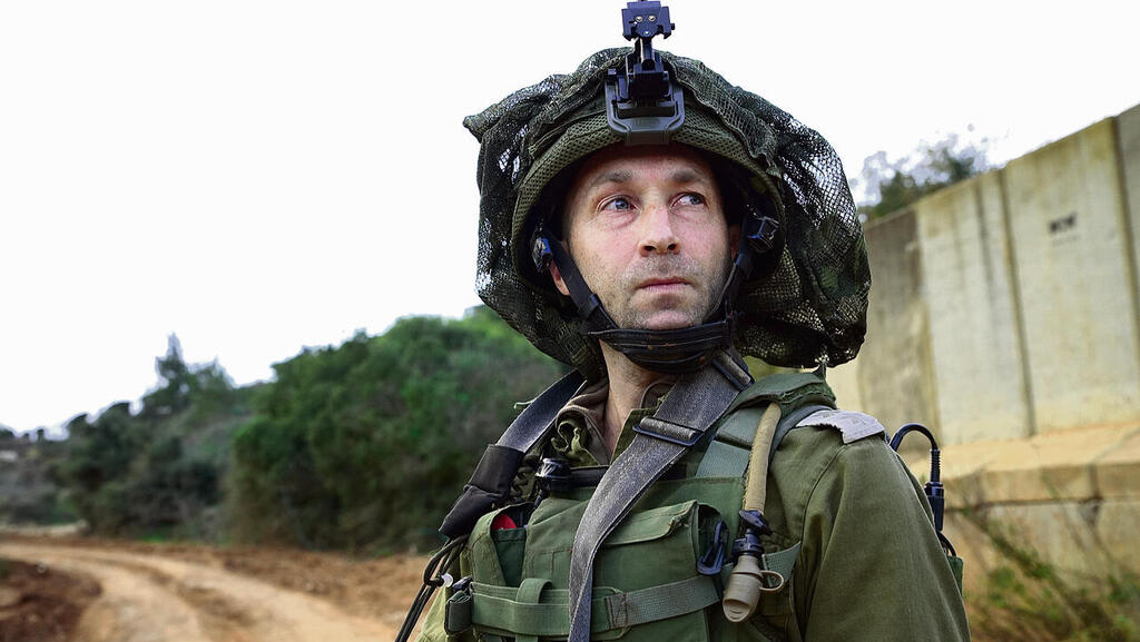 המג"ד, סא"ל הלפרין. "ברגע שיגיע האות אנחנו במוכנות להיכנס" (צילום: אפי שריר) yk13769667