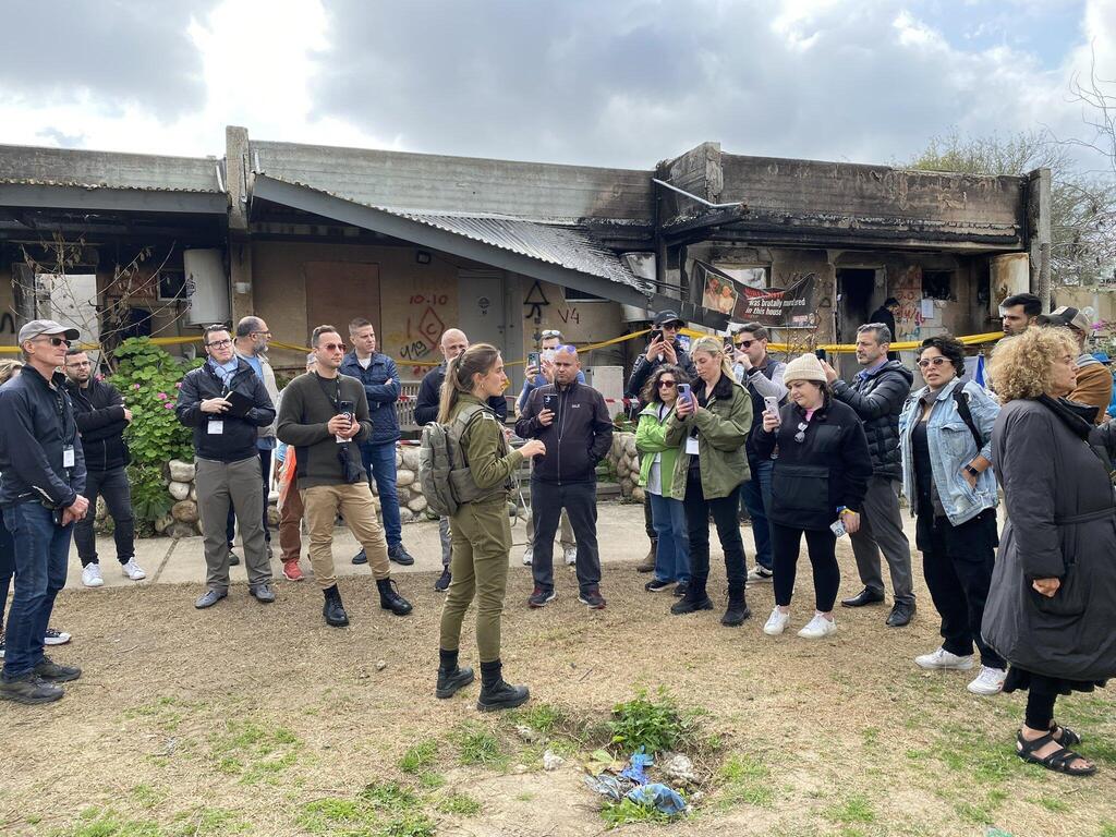 משלחת המשפיענים האמריקנים בביקור בעוטף