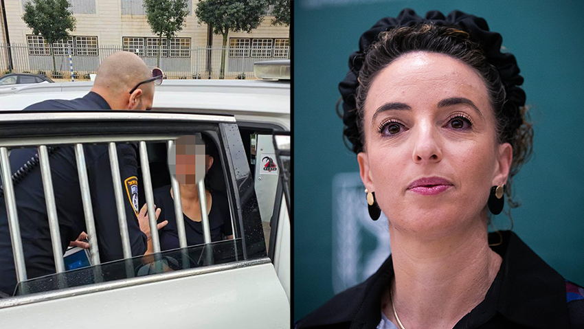 סילמן טענה שהותקפה בכניסה לבית ספר, החשודה: מורה בת 52 (צילום: אלכס קולומויסקי) עצורה ברחובות בחשד שתקפה את השרה עידית סילמן