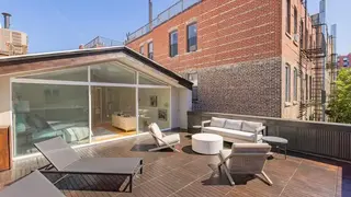 Renovated former synagogue has New York balcony   