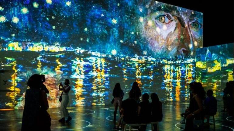 התערוכה THE STORY OF VAN GOGH (צילום: Hub Exhibitions בשיתוף חברת ארטהאב) התערוכה THE STORY OF VAN GOGH