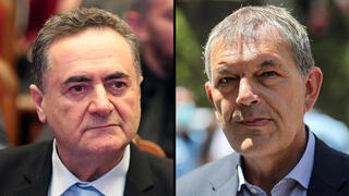  UNRWA Commissioner General Philippe Lazzarini and Israel's Foreign Minister Israel Katz