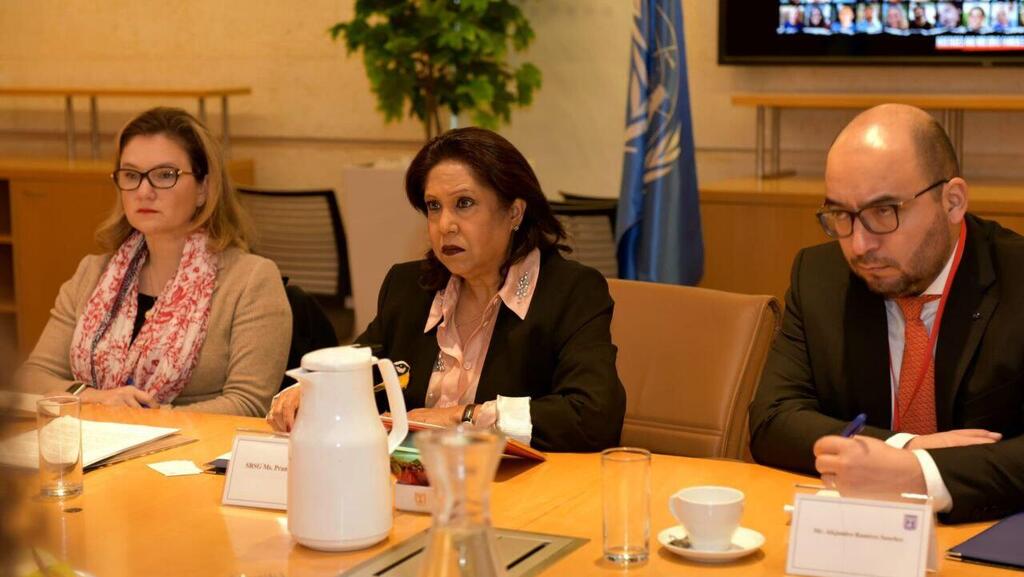 UN envoy Pramila Patten during her visit to Israel (Photo: Foreign Ministry ) פרמילה פאטן, שליחת האו"ם לנושאי אלימות מינית באזורי סכסוך בביקור בישראל