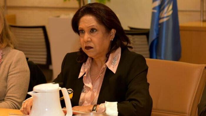Pramila Patten during her visit to Israel (Photo: Yafit Iliagoyev, Foreign Ministry) פרמילה פאטן, שליחת האו"ם לנושאי אלימות מינית באזורי סכסוך בביקור בישראל
