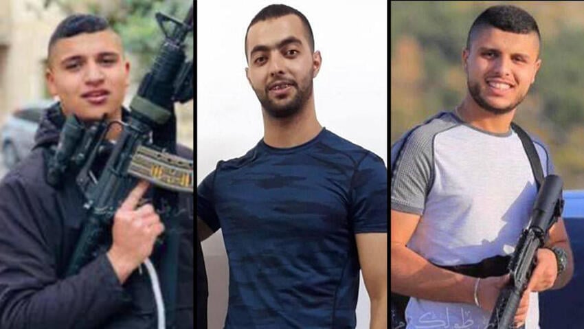 שלושת המחבלים שחוסלו האחים מוחמד ובאסל אלגזאוי מוחמד ג'לאמנה