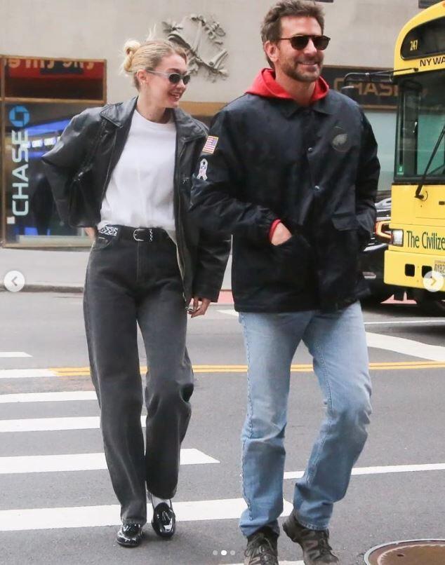 Bradley Cooper and Gigi Hadid seen together in public in New York (Photo: Instagram) לא לשימוש! בראדלי קופר ג'יג'י חדיד