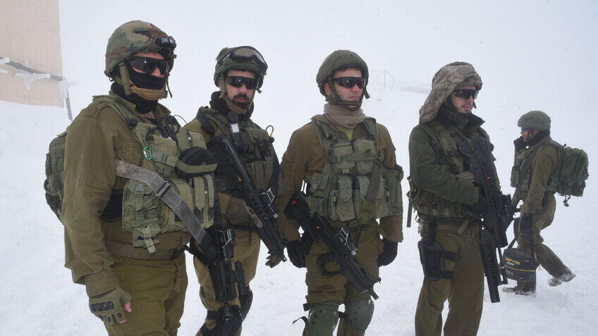 "אנחנו במוכנות מיידית". לוחמי חטיבת החרמון (צילום: אביהו שפירא) yk13784987