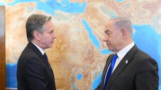 מרוחיןראש הממשלה בנימין נתניהו נפגש עם מזכיר המדינה של ארה"ב אנתוני בלינקן
