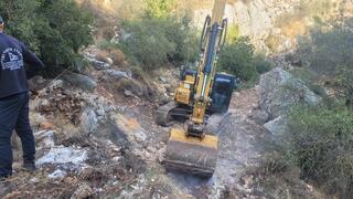 עבודות בשמורת טבע