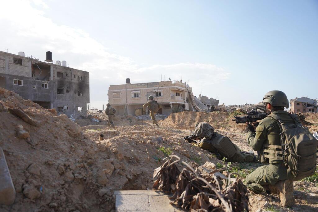 IDF forces operating in Gaza (Photo: IDF Spokesperson's Unit) כוחות צה"ל בשטח הרצועה