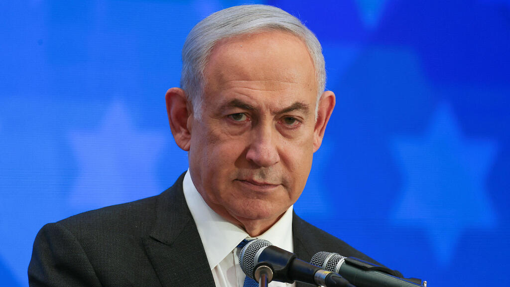 ביקורת על נתניהו בקבינט המלחמה: לא התנהל כ"סוס דוהר" לעבר עסקה (צילום: REUTERS/Ronen Zvulun) ראש הממשלה בנימין נתניהו ועידת הנשיאים של הארגונים היהודיים