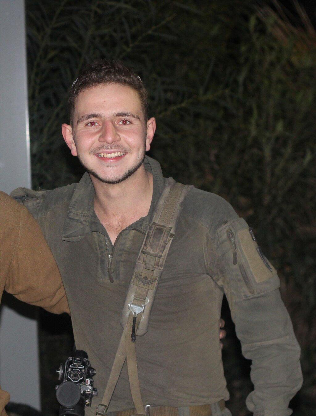 Staff Sergeant Simon Shlomov (Photo: IDF Spokesperson's Unit) סמ"ר סימון שלומוב ז"ל