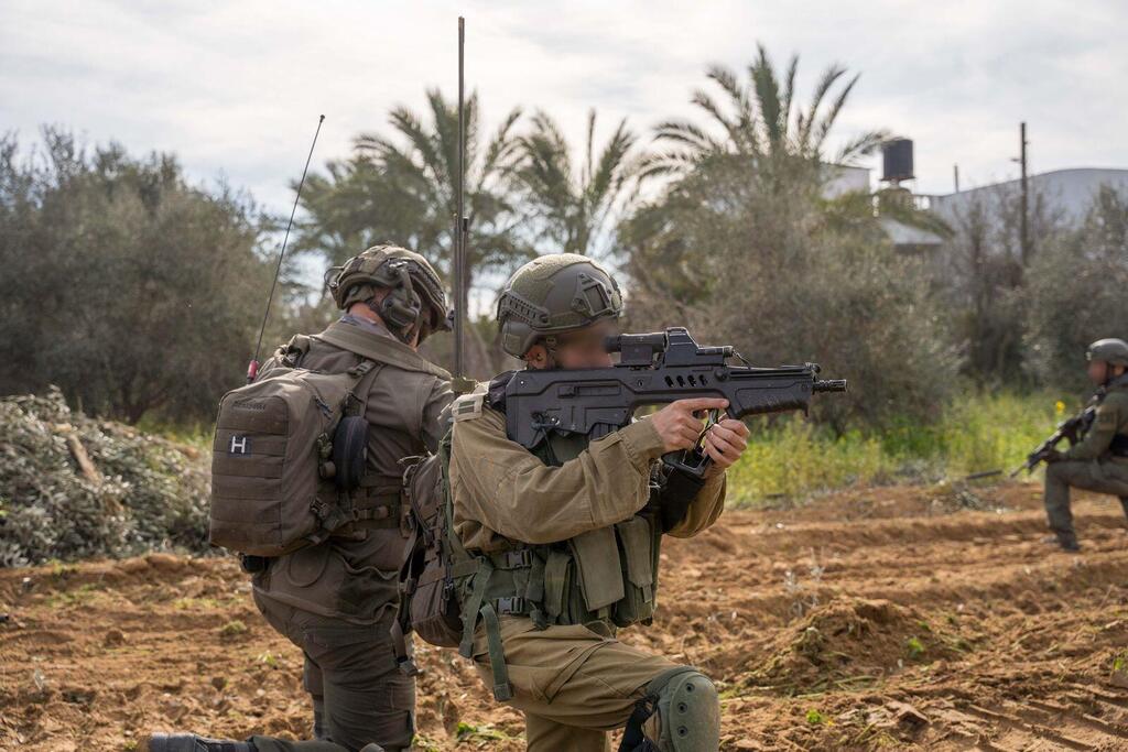 לוחמי מילואים ברצועה. אלפי חרדים שיתגייסו יצמצמו את העומס (צילום: דובר צה"ל) תיעוד מפעילות כוחות צוות הקרב של חטיבה 646 ברצועת עזה